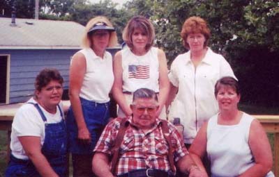 Myla, Marsha, Marilyn, Marge, Maxine and George King